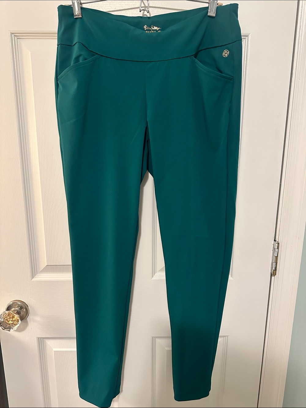 Lilly Pulitzer green Corso pants. NWOT sz 10